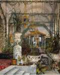 Ukhtomsky Konstantin Andreyevich Interiors of the Winter Palace. The Winter Garden of Empress Alexandra Fyodorovna - Hermitage